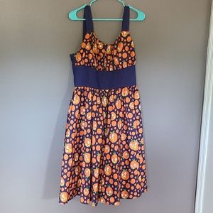 Navy Orangebird Disney Dress